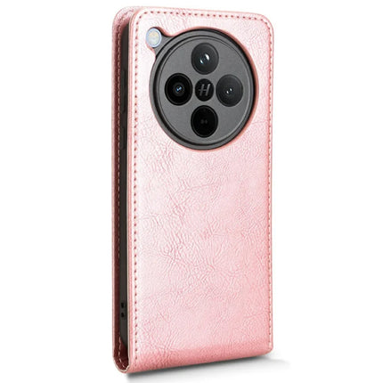 For Oppo Find X8 Pro 5G Case with Card Slot Magnetic Vertical Flip Leather Phone Cover