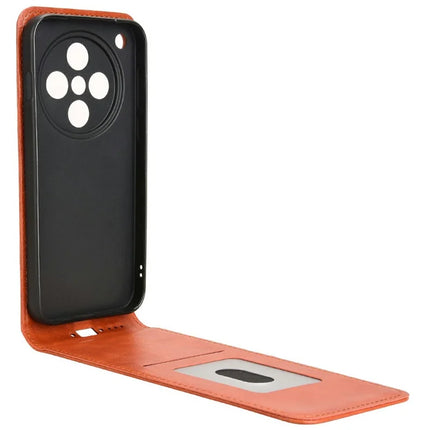 For Oppo Find X8 Pro 5G Case with Card Slot Magnetic Vertical Flip Leather Phone Cover