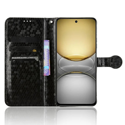 For Realme C75 Wallet Case Dot Pattern Imprint PU Leather Phone Cover