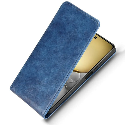For Realme C75 Case with Card Slot Magnetic Vertical Flip Leather Phone Cover