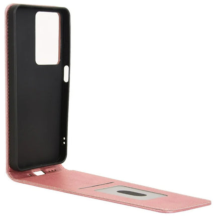 For Realme C75 Case with Card Slot Magnetic Vertical Flip Leather Phone Cover