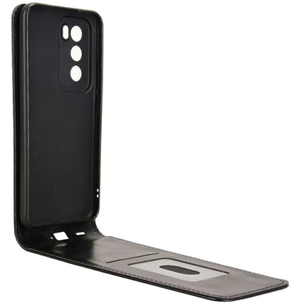 For Oppo Reno12 5G (Global) Case with Card Slot Magnetic Vertical Flip Leather Phone Cover