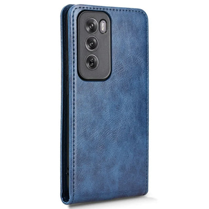 For Oppo Reno12 Pro 5G (Global) Case with Card Slot Magnetic Vertical Flip Leather Phone Cover
