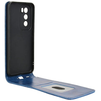For Oppo Reno12 Pro 5G (Global) Case with Card Slot Magnetic Vertical Flip Leather Phone Cover