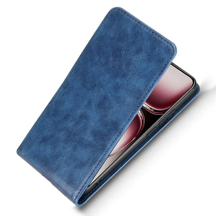 For Oppo Reno12 Pro 5G (Global) Case with Card Slot Magnetic Vertical Flip Leather Phone Cover