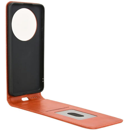 For Huawei Mate 70 Pro / Mate 70 Pro+ Case with Card Slot Magnetic Vertical Flip Leather Phone Cover