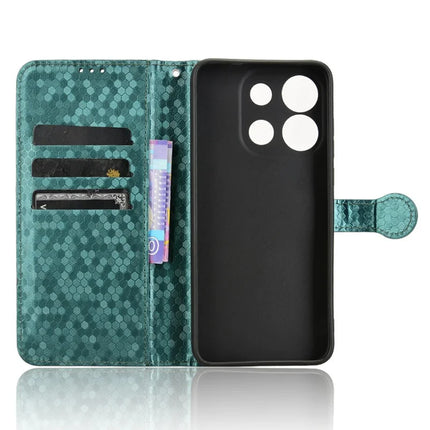 Wallet Phone Case for Oukitel C57 Pro / C57s / BLU 11S Dot Pattern Imprint PU Leather Cover