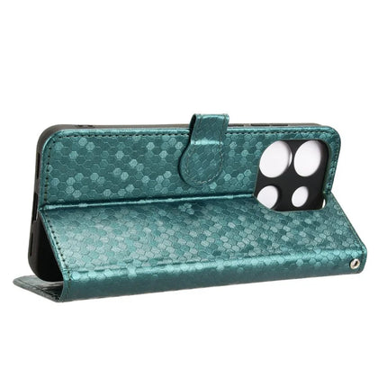 Wallet Phone Case for Oukitel C57 Pro / C57s / BLU 11S Dot Pattern Imprint PU Leather Cover