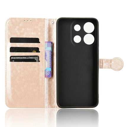 Wallet Phone Case for Oukitel C57 Pro / C57s / BLU 11S Dot Pattern Imprint PU Leather Cover