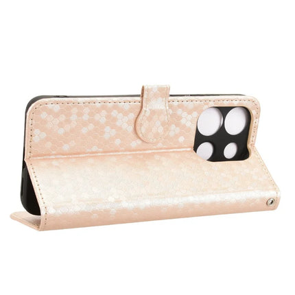 Wallet Phone Case for Oukitel C57 Pro / C57s / BLU 11S Dot Pattern Imprint PU Leather Cover