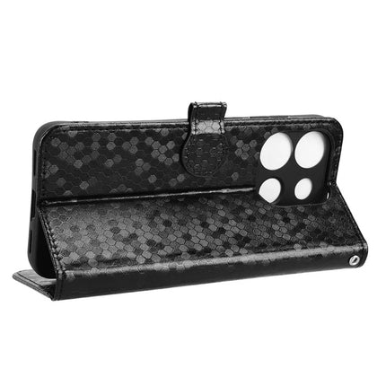 Wallet Phone Case for Oukitel C57 Pro / C57s / BLU 11S Dot Pattern Imprint PU Leather Cover