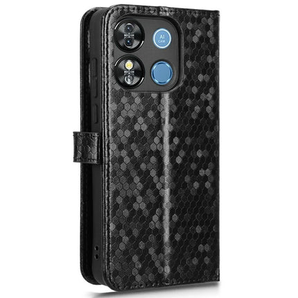 Wallet Phone Case for Oukitel C57 Pro / C57s / BLU 11S Dot Pattern Imprint PU Leather Cover