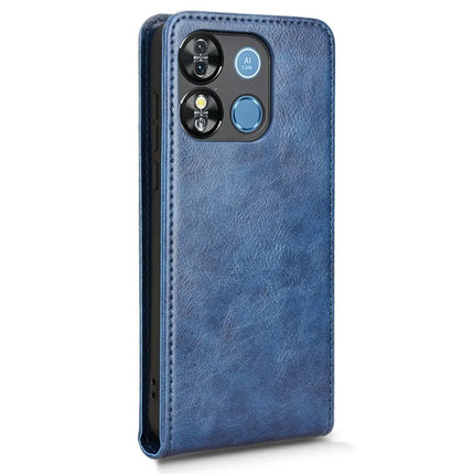 Leather Case for Oukitel C57 Pro / C57s / BLU 11S Card Slot Magnetic Vertical Flip Phone Cover