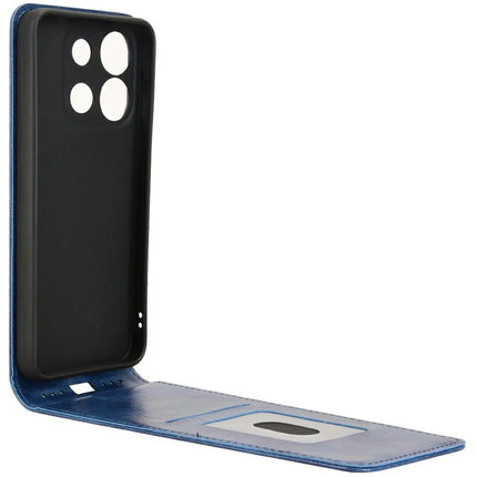 Leather Case for Oukitel C57 Pro / C57s / BLU 11S Card Slot Magnetic Vertical Flip Phone Cover