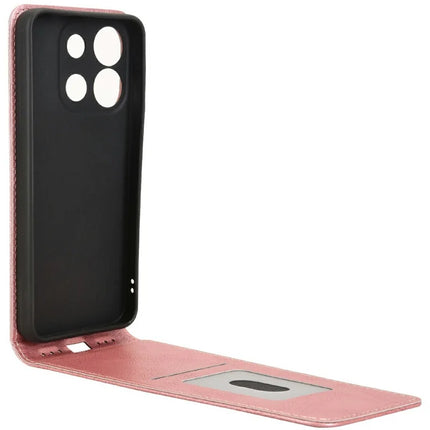Leather Case for Oukitel C57 Pro / C57s / BLU 11S Card Slot Magnetic Vertical Flip Phone Cover