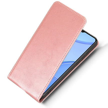 Leather Case for Oukitel C57 Pro / C57s / BLU 11S Card Slot Magnetic Vertical Flip Phone Cover