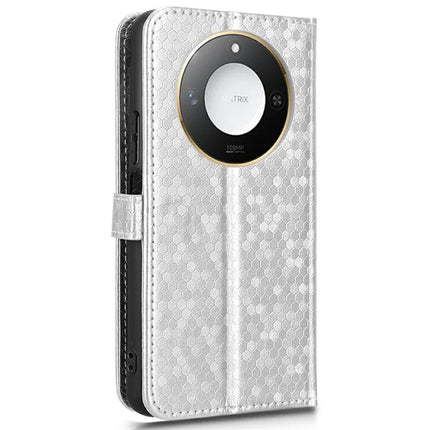 For Honor X9c Smart 5G / X60 5G Wallet Case Dot Pattern Imprint PU Leather Phone Cover