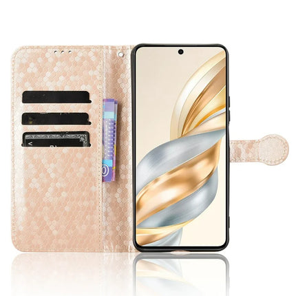 For Honor X9c Smart 5G / X60 5G Wallet Case Dot Pattern Imprint PU Leather Phone Cover