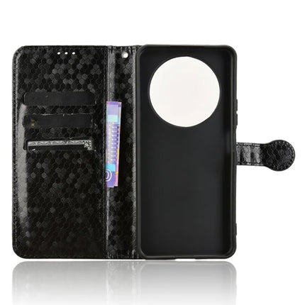For Honor X9c Smart 5G / X60 5G Wallet Case Dot Pattern Imprint PU Leather Phone Cover
