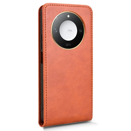For Honor X9c Smart 5G / X60 5G Case with Card Slot Magnetic Vertical Flip Leather Phone Cover