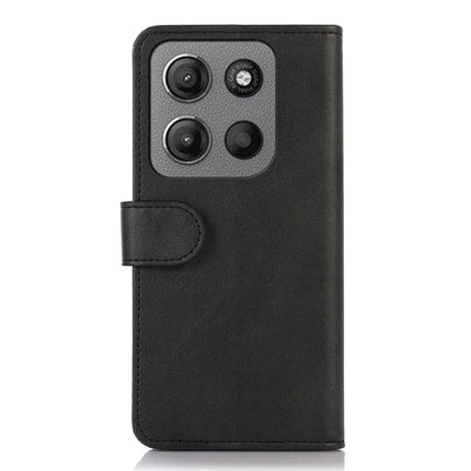 For Motorola Moto G15 4G / G05 4G Case Cowhide Texture Leather Wallet Phone Cover with Stand