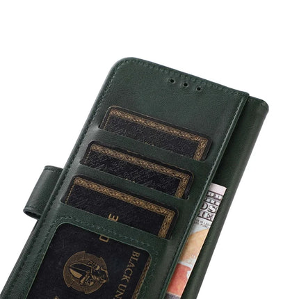 For Motorola Moto G15 4G / G05 4G Case Cowhide Texture Leather Wallet Phone Cover with Stand
