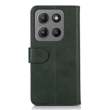 For Motorola Moto G15 4G / G05 4G Case Cowhide Texture Leather Wallet Phone Cover with Stand