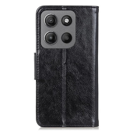 For Motorola Moto G15 4G / G05 4G Case Nappa Texture Split Leather Wallet Phone Cover
