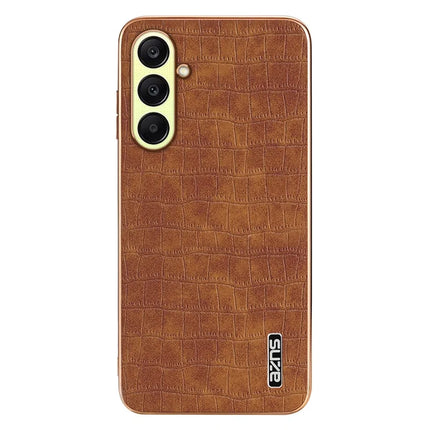 AZNS For Samsung Galaxy A26 5G Case Electroplating Crocodile Texture PU+TPU Phone Cover