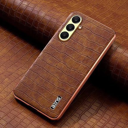 AZNS For Samsung Galaxy A26 5G Case Electroplating Crocodile Texture PU+TPU Phone Cover