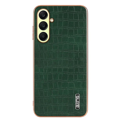 AZNS For Samsung Galaxy A26 5G Case Electroplating Crocodile Texture PU+TPU Phone Cover