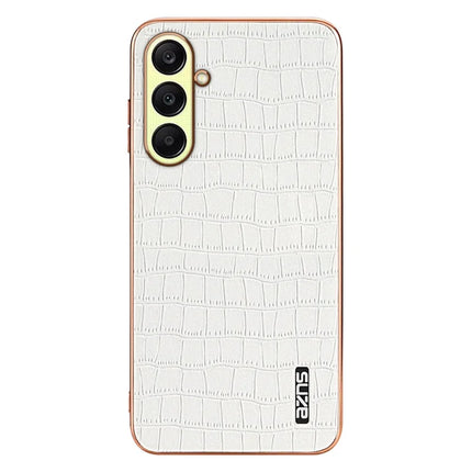 AZNS For Samsung Galaxy A26 5G Case Electroplating Crocodile Texture PU+TPU Phone Cover