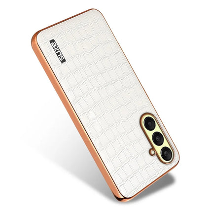 AZNS For Samsung Galaxy A26 5G Case Electroplating Crocodile Texture PU+TPU Phone Cover