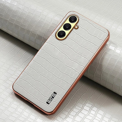 AZNS For Samsung Galaxy A26 5G Case Electroplating Crocodile Texture PU+TPU Phone Cover