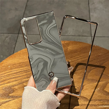 For Honor Magic Vs2 5G Case PU Leather Hard PC Folding Phone Cover