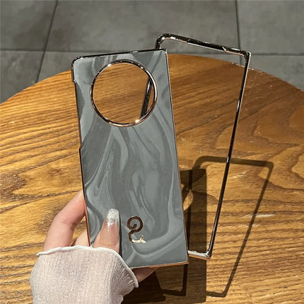 For Huawei Mate X5 Case PU Leather Hard PC Folding Phone Cover