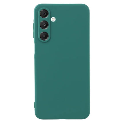 For Samsung Galaxy A16 4G / 5G Case Precise Cutouts Straight Edge TPU Shockproof Phone Cover - Army Green