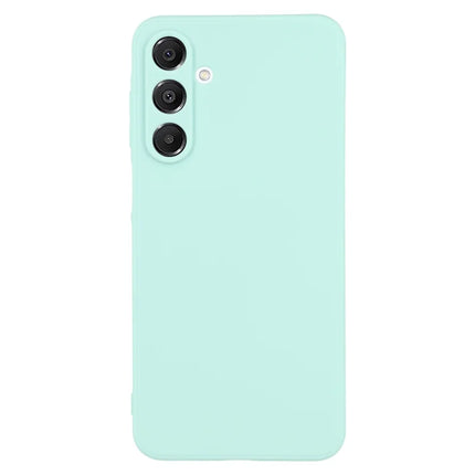 For Samsung Galaxy A16 4G / 5G Case Precise Cutouts Straight Edge TPU Shockproof Phone Cover - Baby Blue