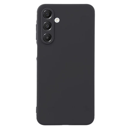 For Samsung Galaxy A16 4G / 5G Case Precise Cutouts Straight Edge TPU Shockproof Phone Cover - Black