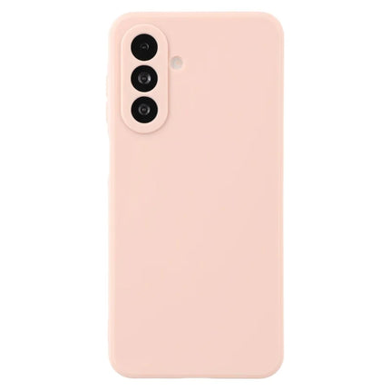 For Samsung Galaxy A26 5G Case Precise Cutouts Straight Edge TPU Shockproof Phone Cover - Pink
