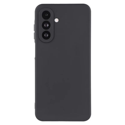 For Samsung Galaxy A26 5G Case Precise Cutouts Straight Edge TPU Shockproof Phone Cover - Black