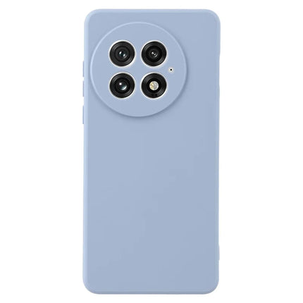 For OnePlus 13 Case Precise Cutouts Straight Edge TPU Shockproof Phone Cover - Lavender Grey