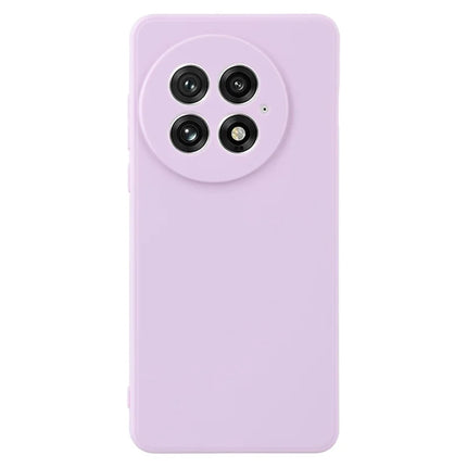 For OnePlus 13 Case Precise Cutouts Straight Edge TPU Shockproof Phone Cover - Purple