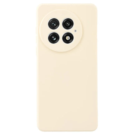 For OnePlus 13 Case Precise Cutouts Straight Edge TPU Shockproof Phone Cover - White