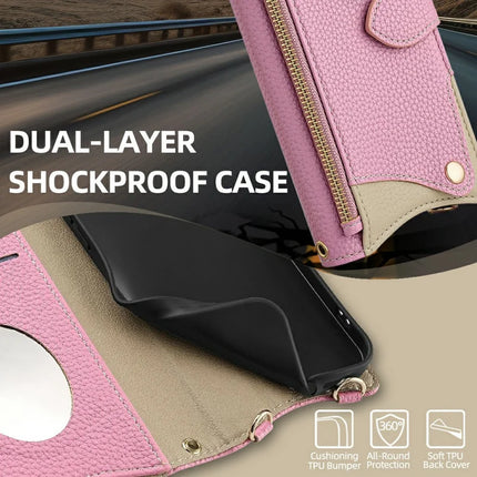 For OnePlus 13 Leather Case Wallet Stand Cover Irregular Tail Style with Chain Strap
