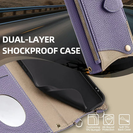 For OnePlus 13 Leather Case Wallet Stand Cover Irregular Tail Style with Chain Strap