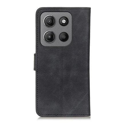 KHAZNEH For Motorola Moto G15 4G / G05 4G Case PU Leather Retro Texture Phone Cover