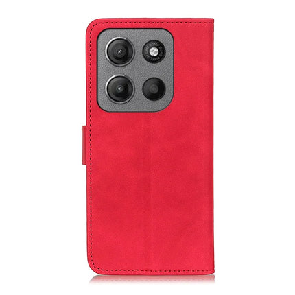 KHAZNEH For Motorola Moto G15 4G / G05 4G Case PU Leather Retro Texture Phone Cover