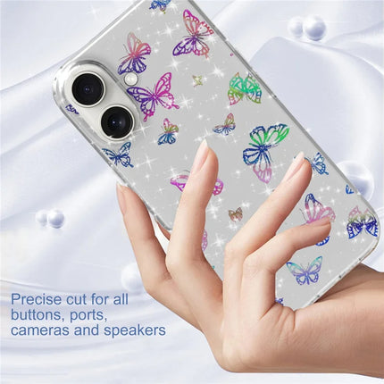 For iPhone 16 Plus Phone Case IMD Pattern Print PC TPU Mobile Cover