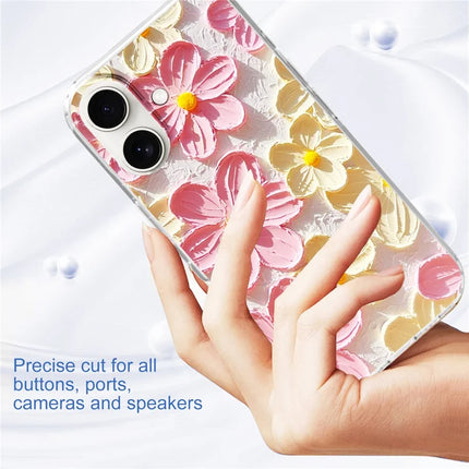 For iPhone 16 Phone Case IMD Pattern Print PC TPU Mobile Cover